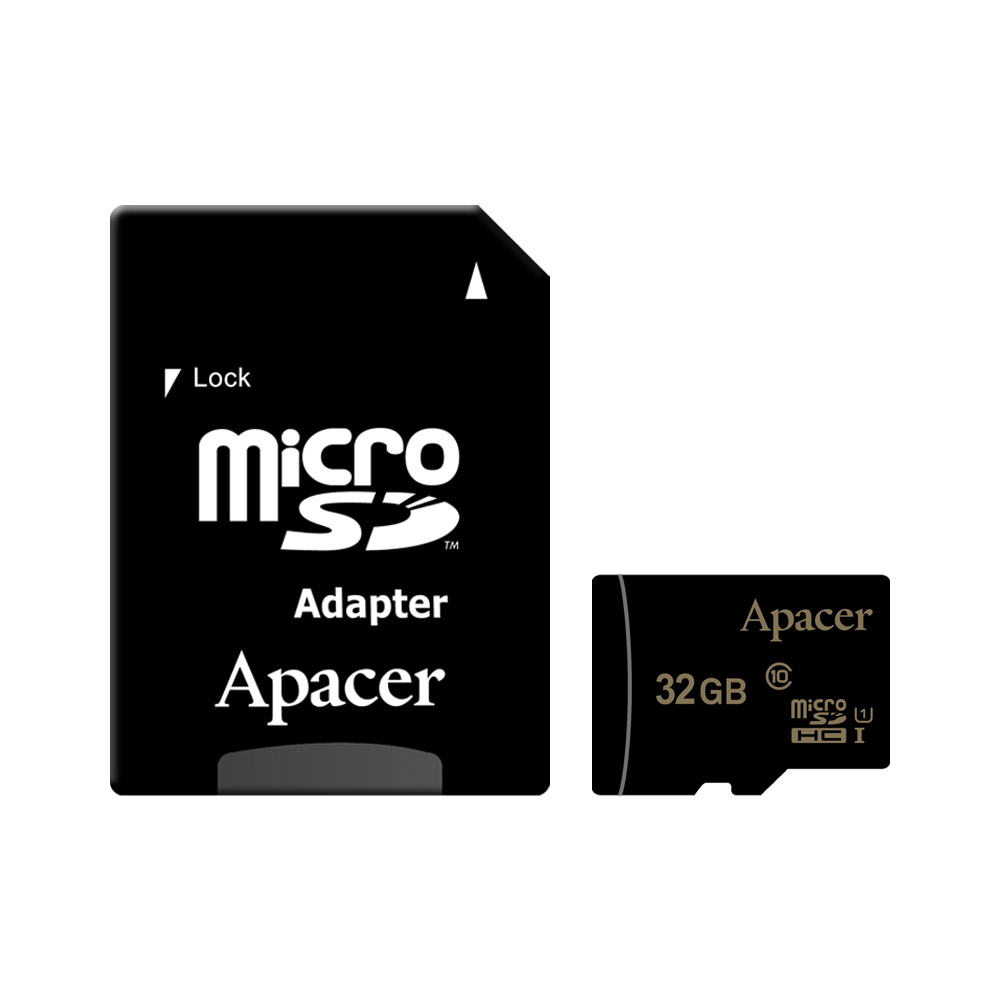 【限定品】 Class U1 UHS-I microSDXC/SDHC Card microSD 10 Apacer - メモリーカード